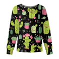 thumbnail image 3 of Hearthz Snap Front Scrub Jackets for Women Long Sleeve Stretchy Animal Print Nursing Shirt Working Uniforms Fitted Scrub Tops for Women with Pocket, 3 of 8