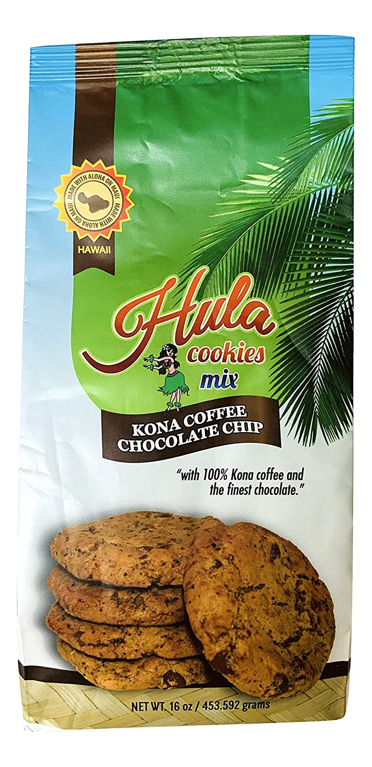 Hula Cookies Hawaii Cookie Mix (Kona Coffee Chocolate Chip)