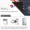 thumbnail image 4 of Yayeee Magnetic Dishwasher Cover for The Front Decoration Home Kitchen Machine Sticker Protector, Red and White Fireworks Pattern, 4 of 6