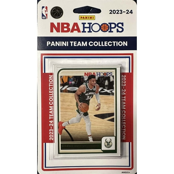 Milwaukee Bucks 2023 2024 Hoops Factory Sealed Team Set with Giannis Antetokounmpo a Rookie Card of Andre Jackson Jr. Plus