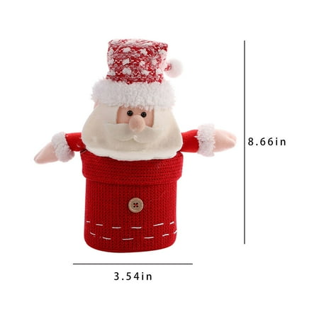 

Tuphregyow Santa Claus Candy Jar - Festive Candy Container and Chocolate Storage Box - Christmas Table Decorations - Perfect Gift Box for Christmas Eve Multicolor