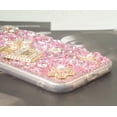 thumbnail image 4 of case for iPhone XR Shiny Rhinestone Case for Girls Fashion Luxury Bling Bling Diamond Rhinestone Gemstone 3D Perfume Bottle and Flower Gemstone Soft TPU Back case for iPhone XR 6.1 inch (Pink), 4 of 4