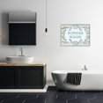 thumbnail image 3 of Stupell Industries Powder Room Aqua and Gold Lattice Bathroom, 24 x 30,Design by Jane Keltner, 3 of 5