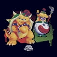 thumbnail image 2 of Juniors The Super Mario Galaxy Movie Bowser Dad and Son Bonding T Shirt, 2 of 5