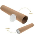 thumbnail image 3 of CATIEBYE 1Pcs Tube en Carton Rouleaux de carton Tubes Ronds Kaki pour Expédition, 3 of 7