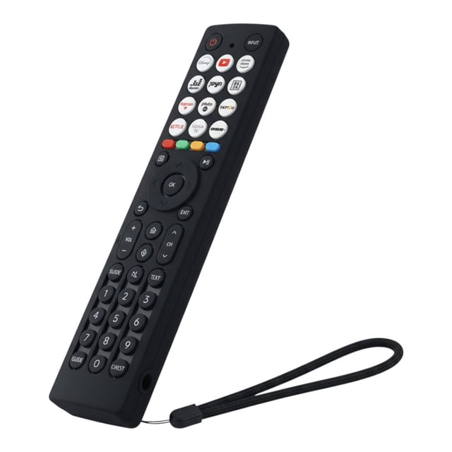Funda de Silicona para control remoto Hisense Tv Negro
