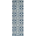 thumbnail image 2 of SAFAVIEH Cambridge Kimberly Geometric Wool Runner Rug, Navy/Ivory, 2'6" x 22', 2 of 7