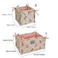 thumbnail image 5 of Giaone Elegant Quilted Fabric Basket for Efficient Desk and Room Organization, 5 of 13