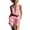 Pink, variant on Purcolt Women's Summer Half Zip Sleeveless Short Rompers Cotton Casual One Piece Jumpsuit with Pockets