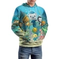 thumbnail image 5 of The Octonauts Unisex Sweatshirts Loose Pullover Sweater Hooded Hoodie 3D Printing Jacket Winter Fall Clothes M, 5 of 7