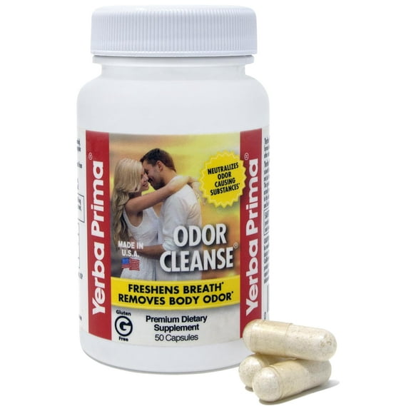 Yerba Prima Odor Cleanse - 50 Capsules - Premium Extract