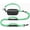 Emerald, variant on iYoShop Hands Free Dog Leash with Zipper Pouch, Dual Padded Handles and Durable Bungee for Walking, Jogging and Running Your Dog (Pink Sakura, Large)