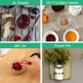 thumbnail image 6 of Cibeat 16 PACK Mini Mason Jars Glass Canning Jars, 4 OZ Jelly Jars With Regular Lids, Ideal for Honey, Jam, Wedding Favors, Shower Candle, Baby Food, Small Spice Jars, 6 of 7