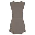 thumbnail image 5 of Tauxra Long Sleeve Short Jumpsuit for Women, Solid Stretch Knit High Neck Romper, Nylon Spandex Casual 1-Piece, 5 of 7