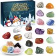 thumbnail image 4 of Calendario de Adviento de Gemas Navideñas para Niños - Juguete de Minería de Cristal de Roca con Kit de Excavación de Gemas y Caja de Tesoros Sorpresa, 4 of 5