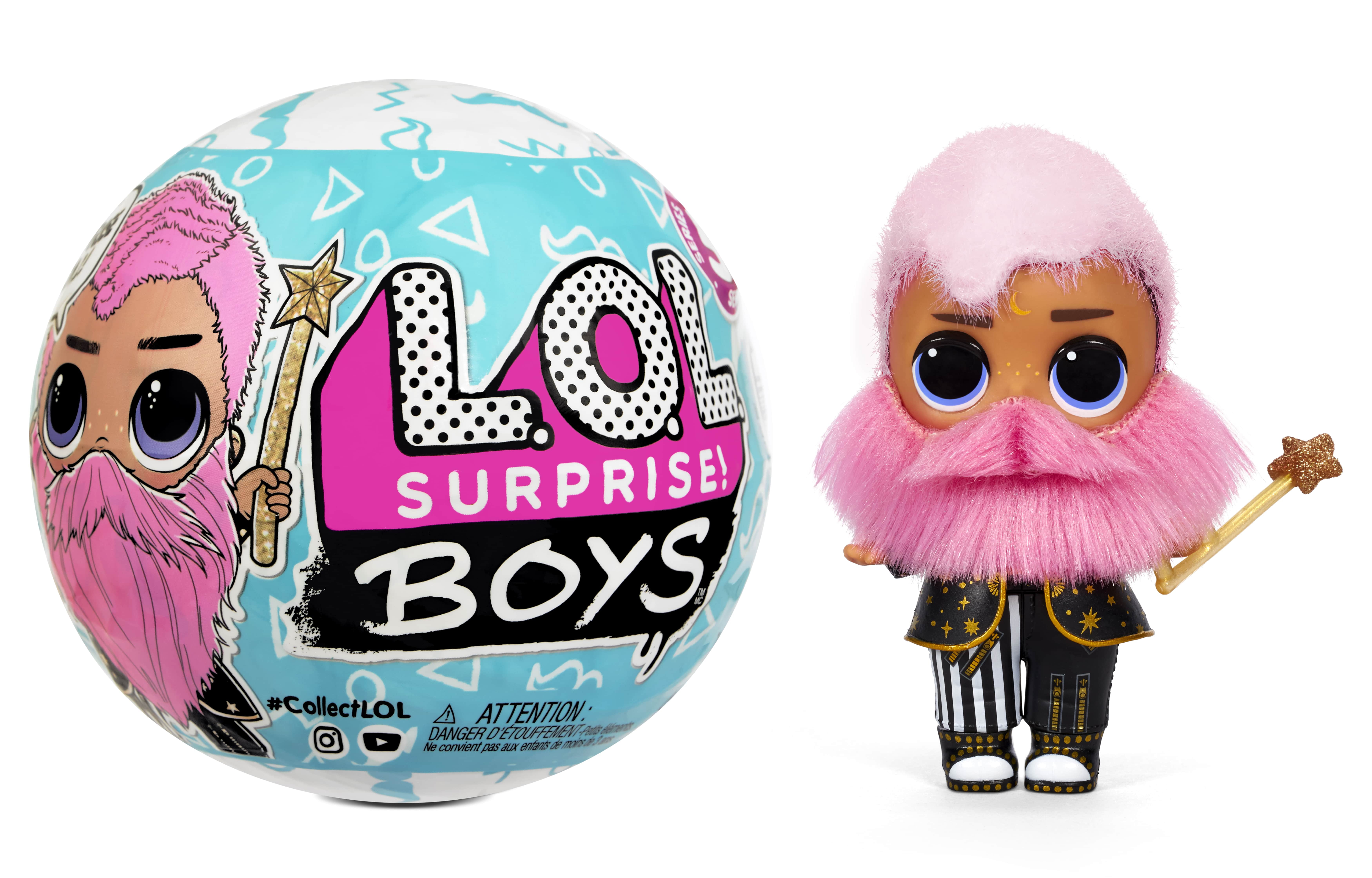 L.O.L Surprise Boys Series Character MGA Dolls with 1 Ball 7 Surprises 