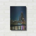 thumbnail image 3 of Luxe Metal Art 'Iconic Chicago Night' by Luxe Portfolio, Metal Wall Art, 12"x16", 3 of 9