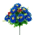 thumbnail image 2 of Eolstice 10 Head Large Peony Artificial Flowers Bouquet Plastic Silk Faux Peony, Faux Flower Stems, Home Decor for Vase Table Centerpiece Wedding, 2 of 6