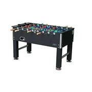 KICK Triumph 55 Inch Recreational Multi Person Game Foosball Table, Black