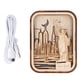 thumbnail image 2 of Luz De Noche Tallada En Madera, Lámpara De Mesa Tallada En Madera Decorativa Para Dormitorio, 2 of 7