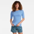 thumbnail image 5 of Lands' End Women's SunShade UPF 50 Elbow Sleeve Rash Guard Swim Tee, 5 of 6