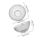 thumbnail image 5 of unbranded Colador De Acero Inoxidable Para Escurrir Arroz Y Resistente Y Funcional, 5 of 6