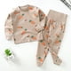 thumbnail image 2 of Conjunto de ropa interior para niños Ropa de otoño de algodón para bebés Pantalones de otoño para niños y niñas Pijamas de primavera y otoño Pantalones de protección abdominal de cintura alta Ropa de, 2 of 6