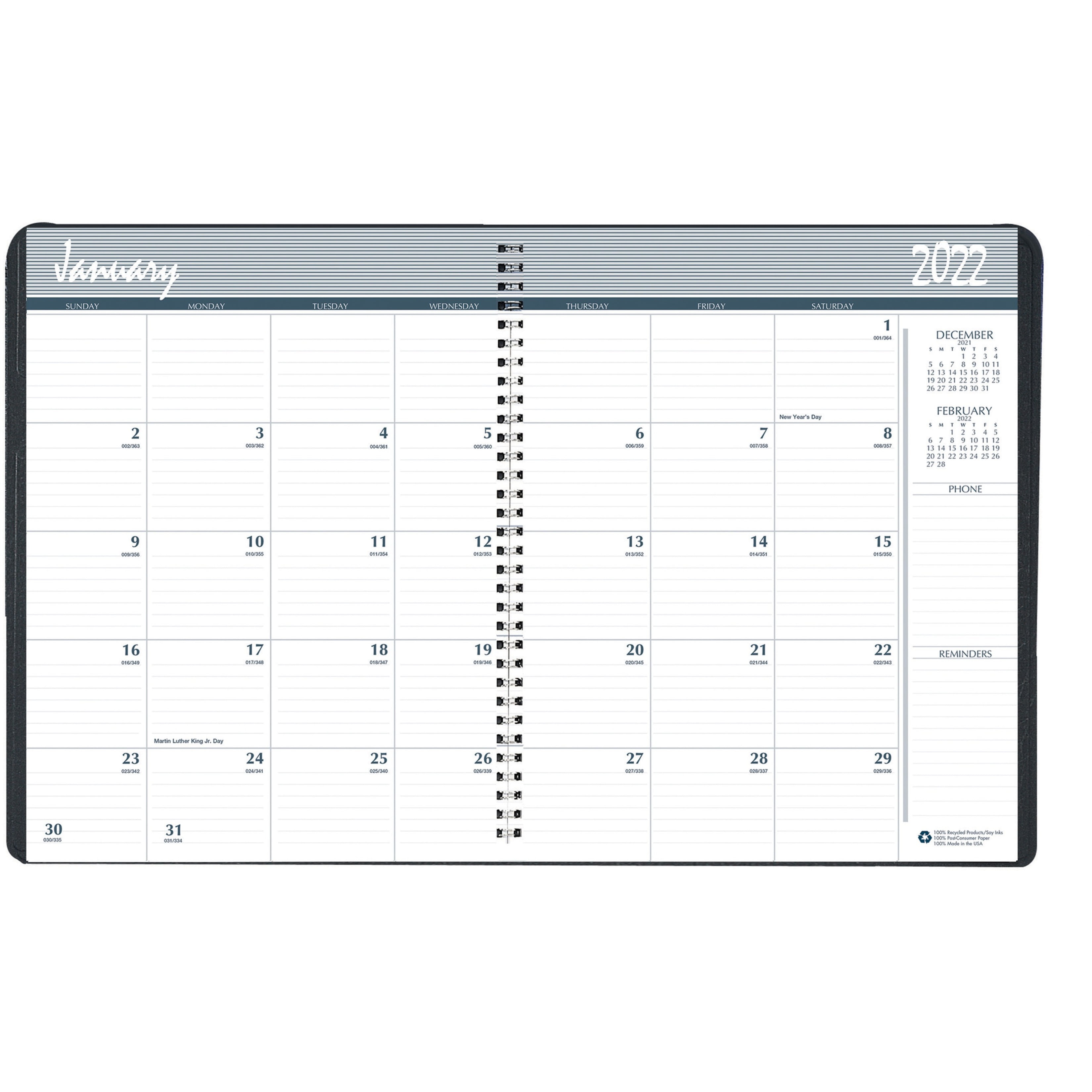 House of Doolittle, HOD268002, 2680-02 Planner, 1 Each