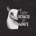 thumbnail image 4 of Inktastic Easily Distracted by Goats Cute Goat Women's Plus Size T-Shirt, 4 of 5