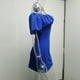 thumbnail image 4 of Vestido Vestido ajustado elegante con manga de volantes Traje diario de damas de color sólido (Azul oscuro L) Ygjytge Azul oscuro T L para Mujer, 4 of 8
