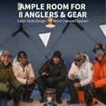 thumbnail image 6 of Large Pop-Up Ice Fishing Tent for 6-8 People, Ice Fishing Shelter with Triple-Layer Insulation Spacious & Functional Interior, Blue, 6 of 7