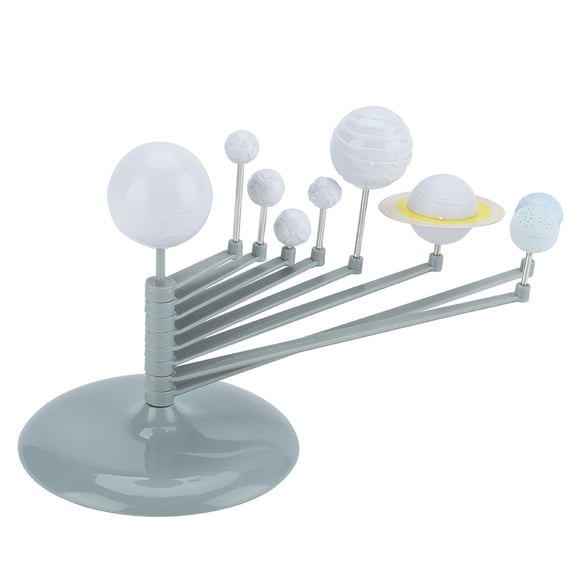 Luminous Planets Building Kit, Hand Painted 9 Planets Model Set with Brush and Paints for Kids, Astronomical Toy, Inspire Imagination, Develop Coordination, Spark Creativity,