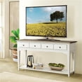 thumbnail image 2 of Riverside Furniture Myra Wood 2-Drawers Console Table in Natural/Paperwhite, 2 of 11