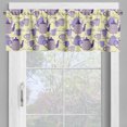 thumbnail image 4 of Ambesonne Tea Party Valance & Curtain, Striped Teapots Cups, 55"x36", Pale Yellow Lavender, 4 of 7