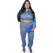 Mercedes Javid (Blue Outfit) Lifesize Cardboard Cutout Standee