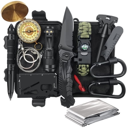 Brass Monkey Get Lost Camping Survival Kit with Outdoor Essentials ...