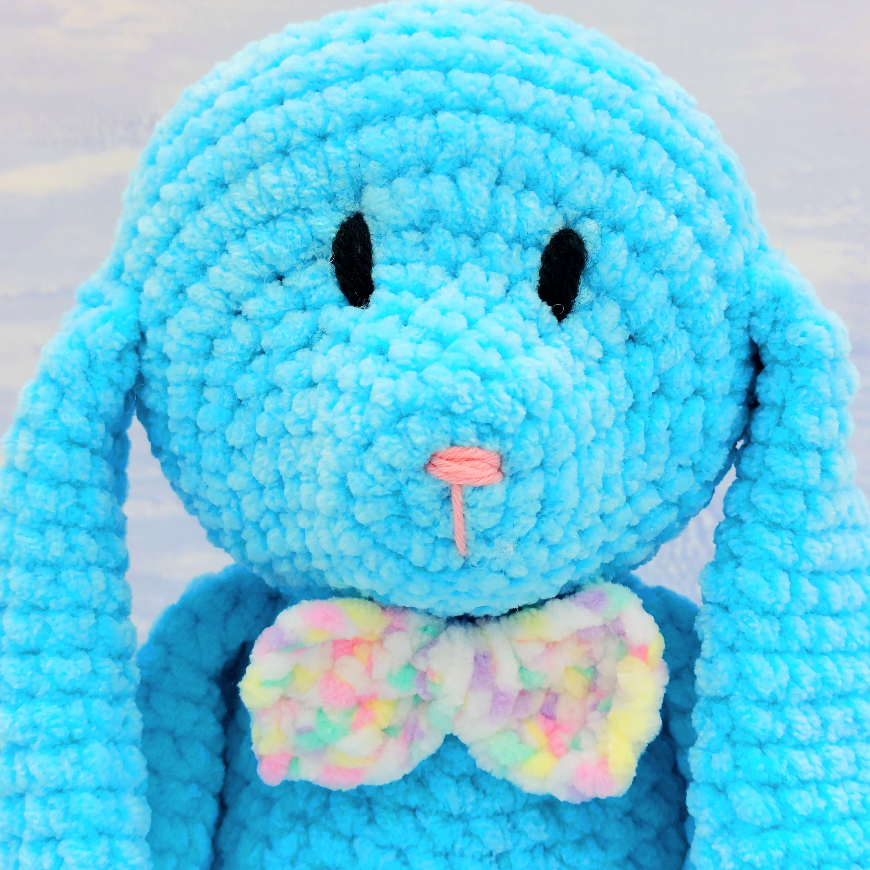 Loki and Lottie the Lop-eared Bunny Crochet Kit (Loki the Sky Blue Bunny)