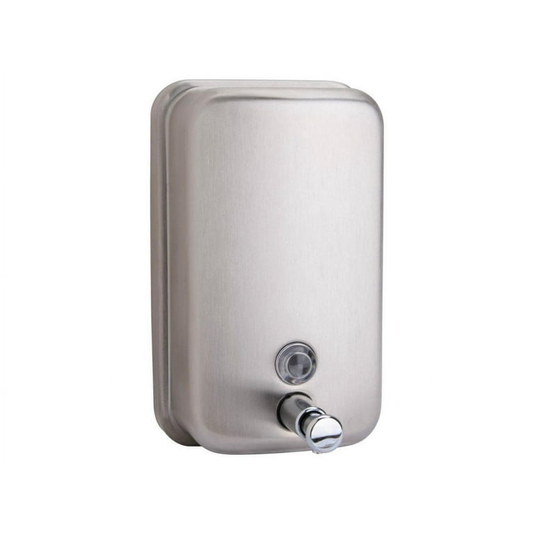 Genuine Joe Liquid/Lotion Soap Dispenser - Manual - 31.50 fl oz Capacity - Corrosion Resistant, Wall Mountable, Rust Proof - Stainless Steel - 24 / Carton Genuine Joe Liquid/Lotion Soap Dispenser - Manual - 31.50 fl oz Capacity - Corrosion Resistant, Wall Mountable, Rust Proof - Stainless Steel - 24 / Carton