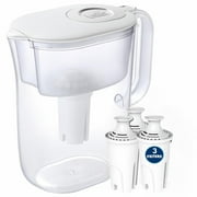 Joey'z 7-Cup Water Pitcher Filter & Electronic Reminder, Compatible with Brita  Water Filter Replacement
