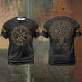thumbnail image 2 of CONZONE Men's T-Shirts Short Sleeve T Shirts for Men Casual Crew Neck Viking Mythology Graphic Lightweight Tees Soft Cozy Athletic Tops, 2 of 7
