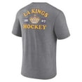 thumbnail image 3 of Men's Heather Gray Los Angeles Kings Winger Tri-Blend T-Shirt, 3 of 3