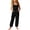 Black, variant on Girls Denim Jumpsuit Stylish Comfortable Casual Loose Fit Pocket Pants With Design Everyday Play Overalls 5-14 Years