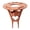 Brown, variant on Njshnmn Portable Small Portable Table With Cup Holder Compact Picnic Dining Low Table Lightweight Stable For Travel 1pc