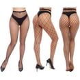 thumbnail image 6 of Heldig Women's High Waist Tights, Fishnet Stockings, Thigh High Pantyhose-One SizeB, 6 of 6
