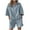 Light Blue, variant on Women 2 Piece Set Summer Outfits Half Zip Short Sleeve Sweatshirt Loose Wide Leg Shorts Tracksuit Workout Jogger Sets