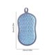 thumbnail image 3 of Paños de esponja multiusos para uso en seco y húmedo | Almohadillas reutilizables para fregar sin rayar | Paños de cocina para ollas, platos, parrillas | 16x10 cm | Poliéster | Paquete de 5 | Rojo, 3 of 7