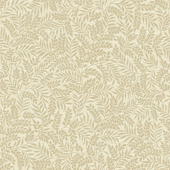 Holden Decor Mini Leaf Trail Beige Non-Pasted Wallpaper (Covers 56 sq. ft)