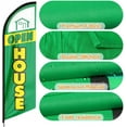 thumbnail image 3 of Open House Flags for Real Estate Agents, 11Ft Open House Flag Pole Kit and Ground Stake, Feather Banner Flag for Outside Business Advertising, Open House Banners for Real Estate, 3 of 7