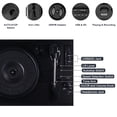 thumbnail image 3 of Tocadiscos VINILOS Retro Tocadiscos Player con Bluetooth y USB, 3 of 6