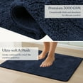 thumbnail image 3 of Delara Organic Cotton Reversible Bath Mat – 3000 GSM, GOTS Certified, Ultra-Thick & Super Absorbent | Soft, Plush & Quick-Drying Bathroom Rug, 3 of 7
